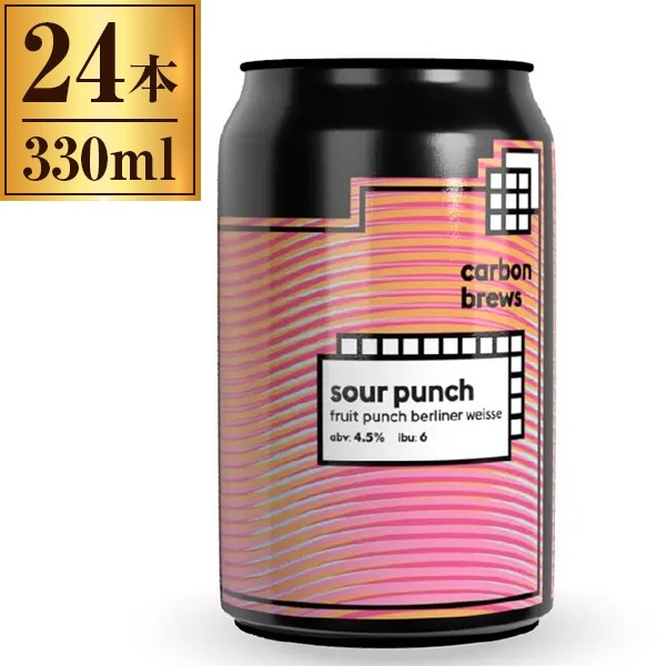 ビール 24本 330ml カーボンブルーズ サワー パンチ 缶 330ml 24輸入ビール