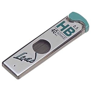 (まとめ) プラチナ プラチナシャープ SHARP芯 P-LEAD 0.5mm HB シン5Q-200A#4 1個(40本) (×40セット)
