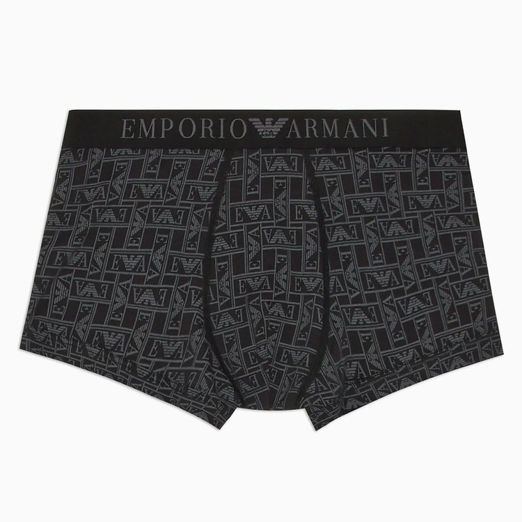 ALL OVER LOGO ボクサーパンツ [ブラック/EWAロゴ]【111389-3F506-29221】