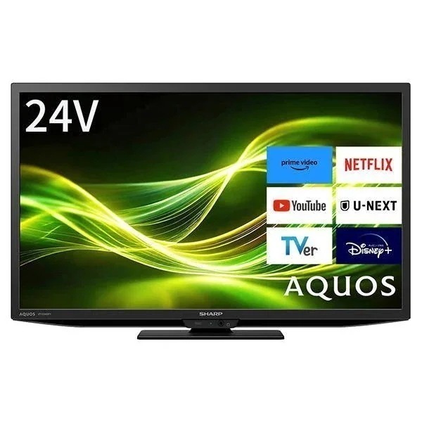 シャープ テレビ 24インチ AQUOS 液晶テレビ 24型ハイビジョン Bluetooth対応 YouTube対応 ネット動画対応 2T-C24GF1 SHARP