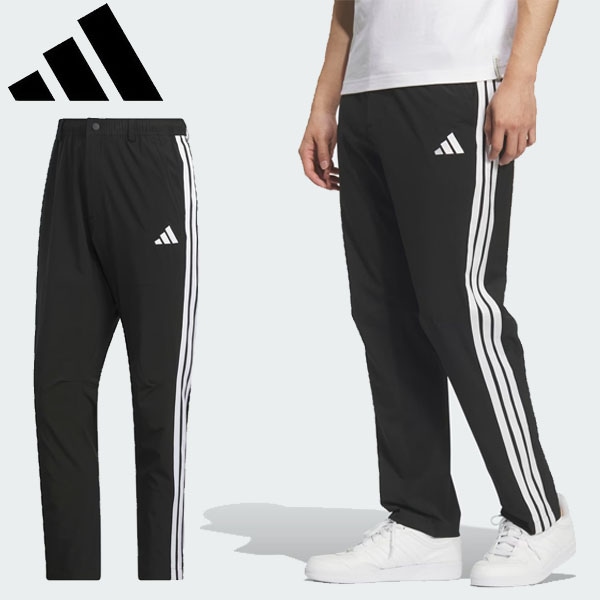 adidas アディダス 軽パン ストレッチコミューターレギュラーテーパードパンツ SU484-KV4696 メンズ ロングパンツ