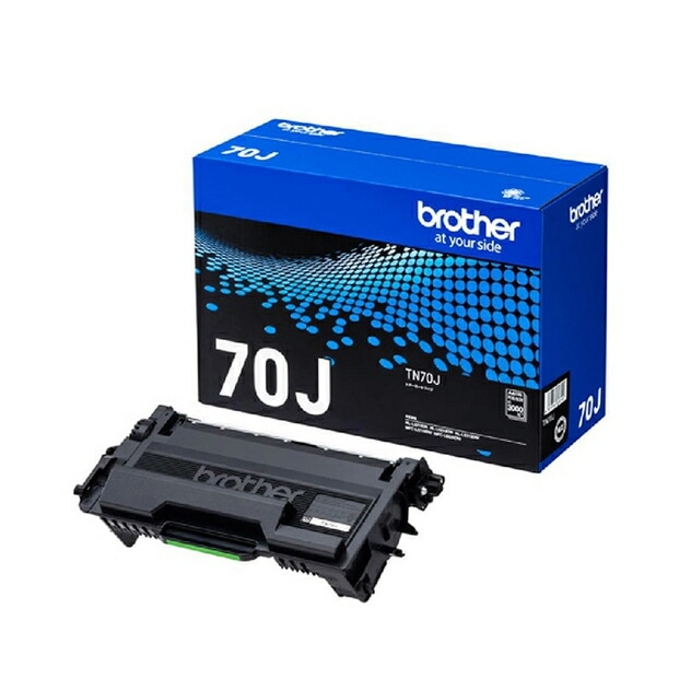（まとめ買い）純正 トナーカートリッジ モノクロ TN70J [x3]