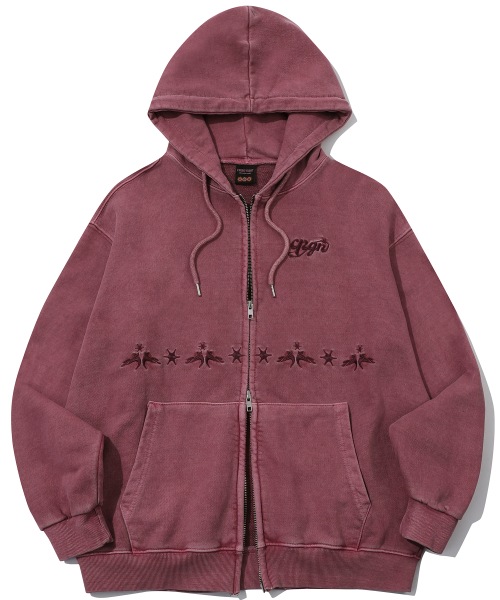 CPGN STUDIO (ツーウェイ) ピークスターピグメントパーカージップアップダスティピンク 8,645円