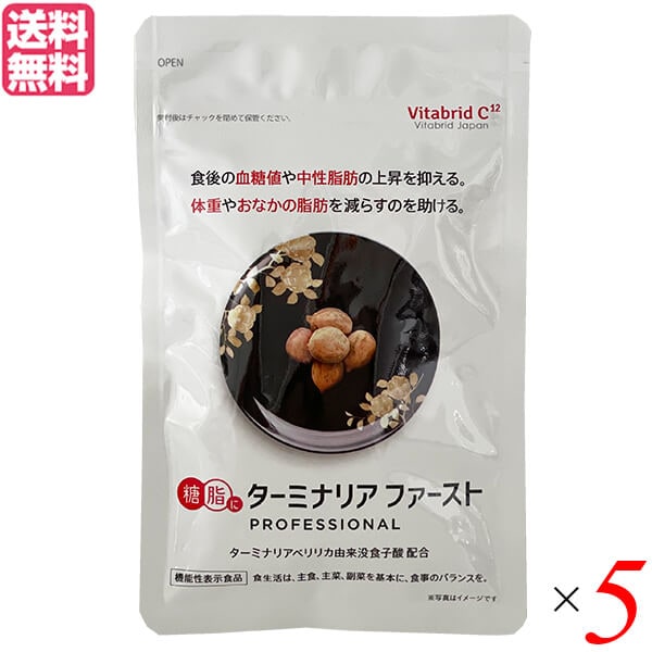 ターミナリアファースト プロフェッショナル3(スリー) 120粒 機能性表示食品 5袋セット