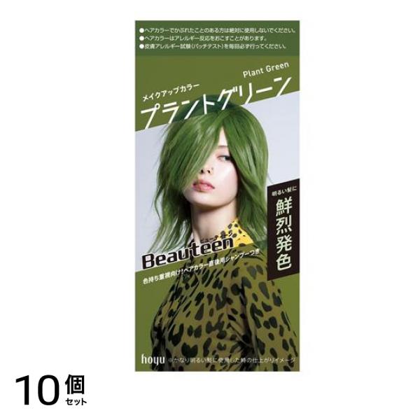 ビューティーン メイクアップカラー プラントグリーン 1組入 10個セット