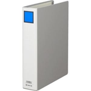 キングジム パイプ式ファイル/キングファイルG (A4/タテ型) 10冊 とじ厚50mm 片開き 975N グレー(灰)