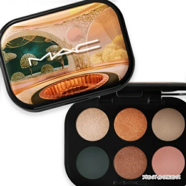 MAC コネクト イン カラー アイシャドウ パレット 6： ブロンズ インフルエンス