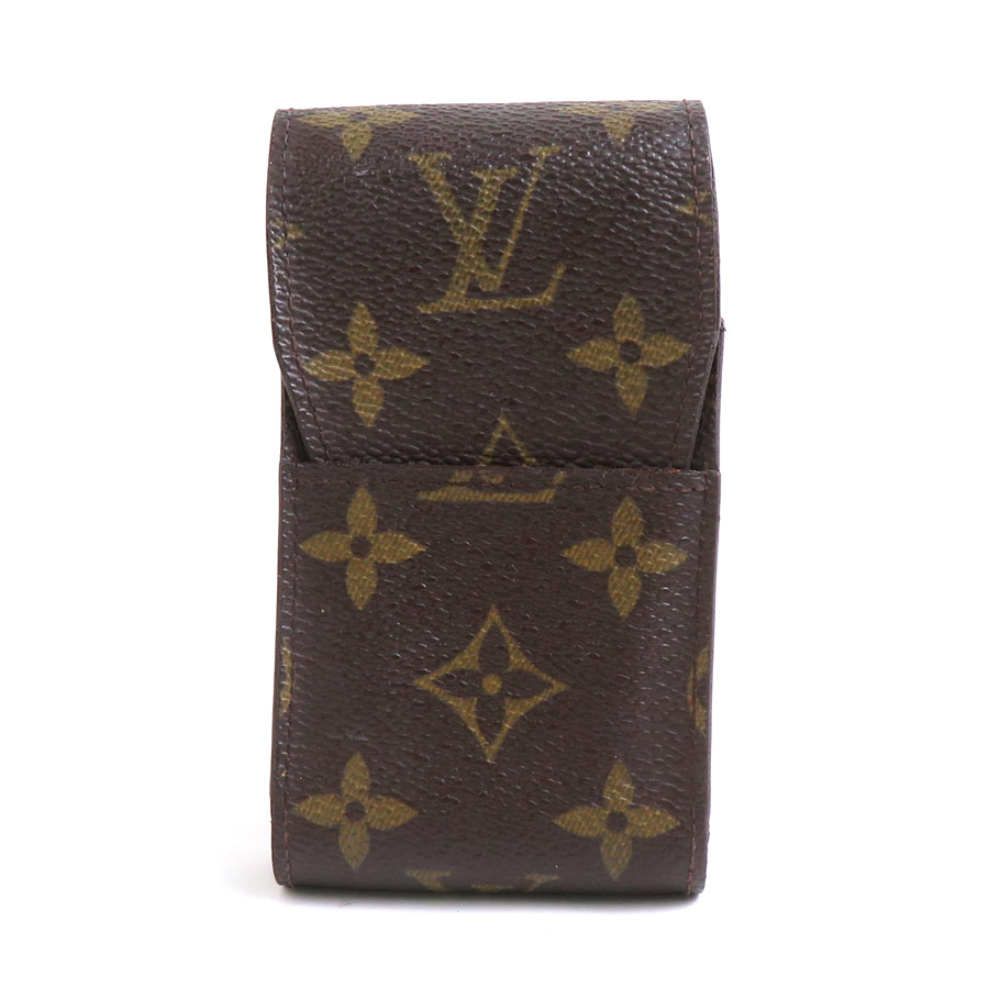 ルイ ヴィトン LOUIS VUITTON シガレットケース モノグラム エテュイ シガレット モノグラムキャンバス ブラウン ユニセックス M63024 e60340a