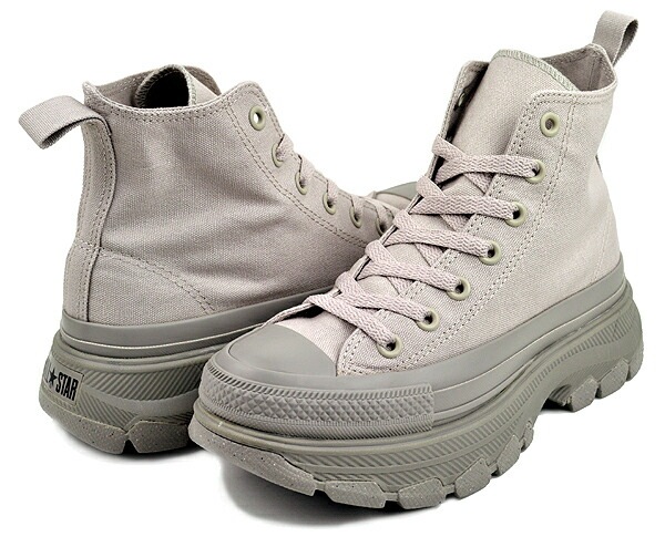 オールスター アール トレックウエーブ ハイ 1se116 フェザーグレイ 厚底 グレー