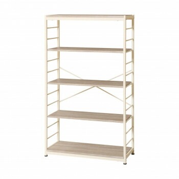 弘益（KOEKI） UTILITY ライクビンテージ フリーラック5段 ナチュラル VKR5NA