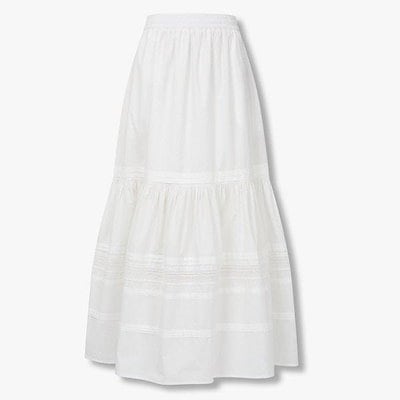レースティアードバンディングスカート (9176232983CT) 14,054円