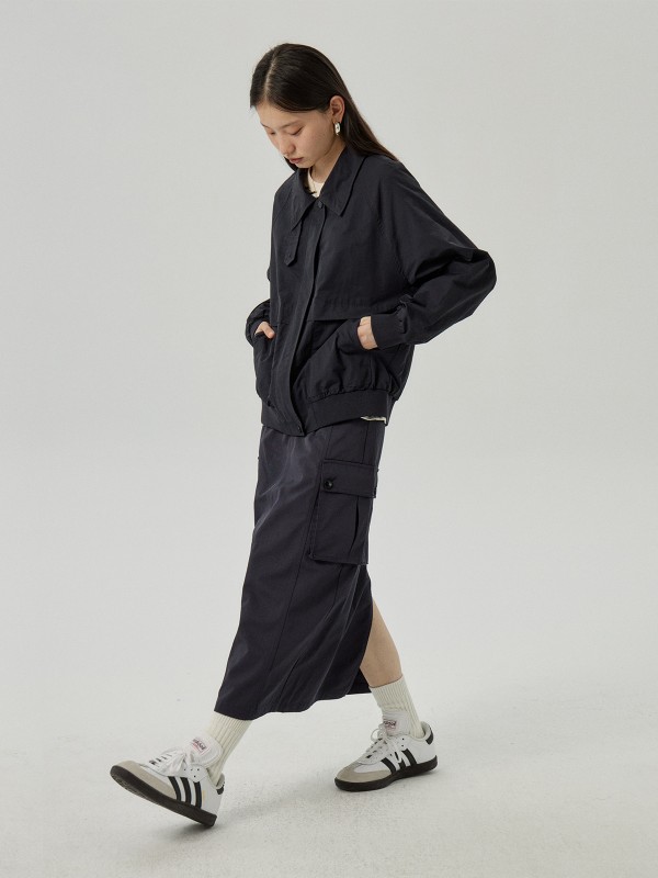 オモント エッグタルト ホーム レトロ ジャケット コート レディース 秋冬新作 ゆったり カジュアル ワークウェア 万能 ショート丈 トップス