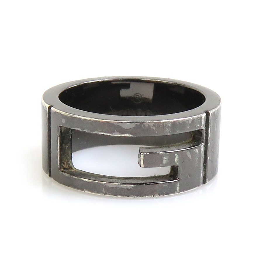 グッチ GUCCI リング・指輪 シルバー925 ガンメタル レディース 8.5号 a0485 5,848円