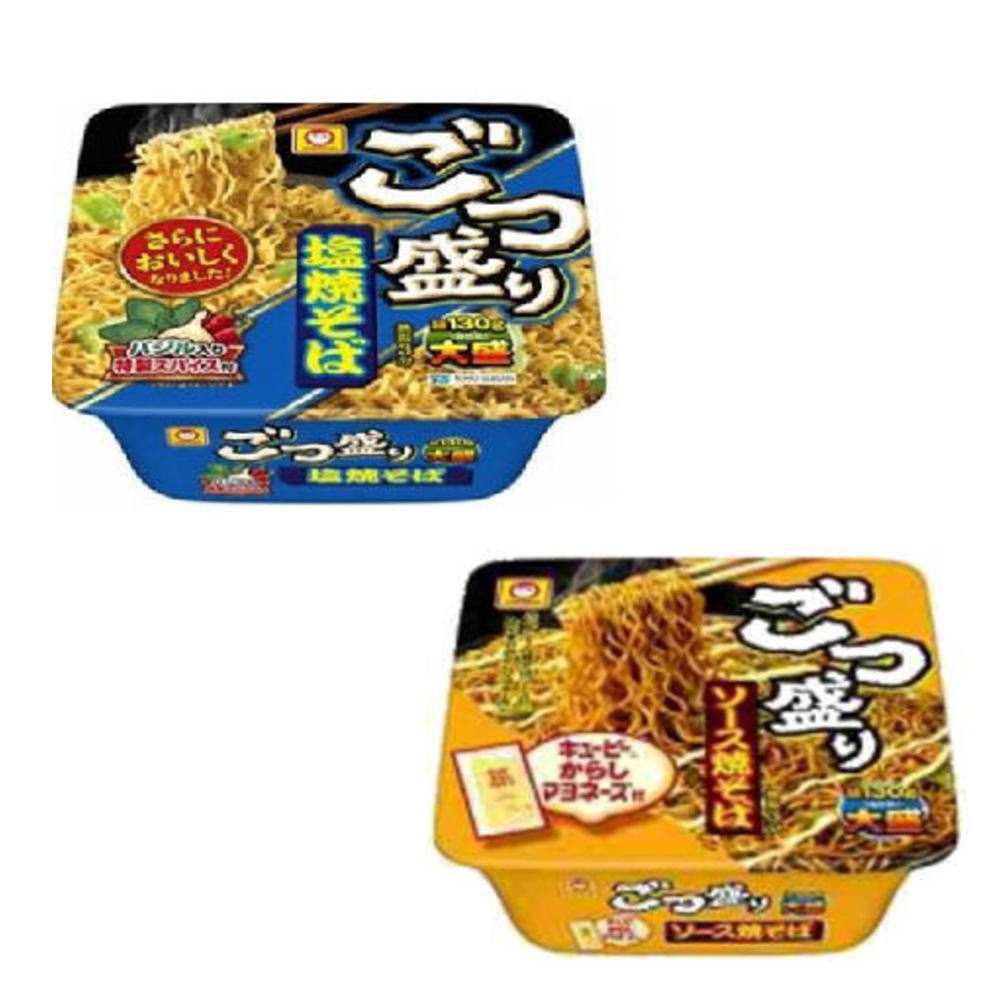 Qoo10] マルちゃん ごつ盛り 塩焼そば 156g : 食品