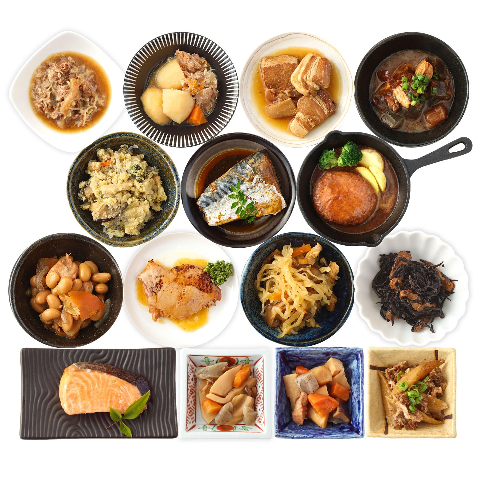 【人気 詰め合わせ 15品目セット】うちのや レトルト食品 おかず 惣菜 国産 無添加 長期保存 常温保存 uchipac 内野家 【非常食 保存食 備蓄 防災】