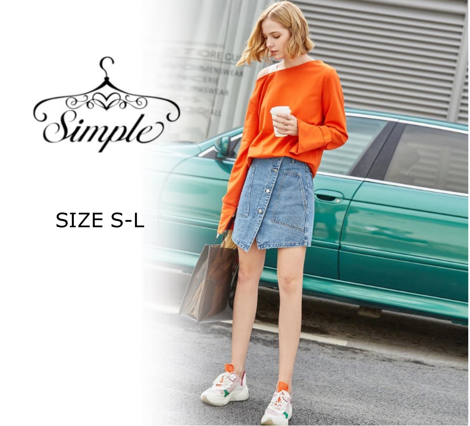 スリッド加工ミニスカート 大きめポケット デニム レディース スカート ミニ 韓国 ミニスカート Aライン おしゃれ 20代 30代 夏 春 フロントボタン ショート 女性 カジュアル ハイウエスト