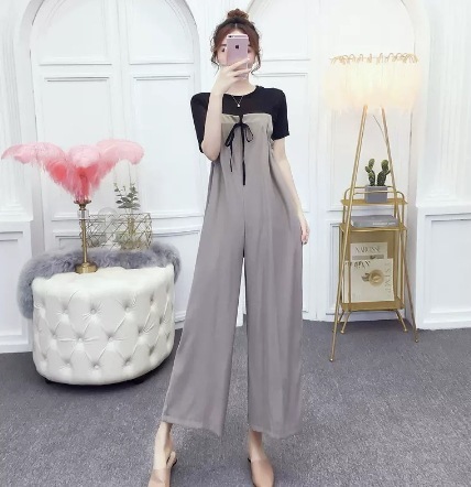 ツーピース オールインワン パンツ 袖あり 長袖 Vネック 襟付き Aライン 2点セット ツーピース かわいい 大人可愛い きれいめ 大人 上品 おしゃれ お洒落 レトロ 大人女子 こなれ感 主役級