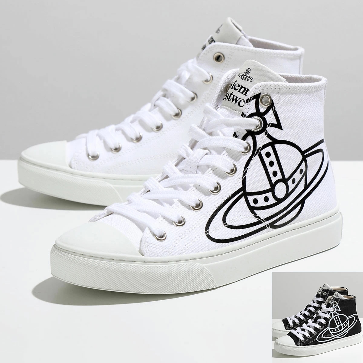 Vivienne Westwood ヴィヴィアンウエストウッド スニーカー PLIMSOLL HIGH TOP CANVAS 75010001W W0004 レディース ハイカット シューズ 靴 カラ
