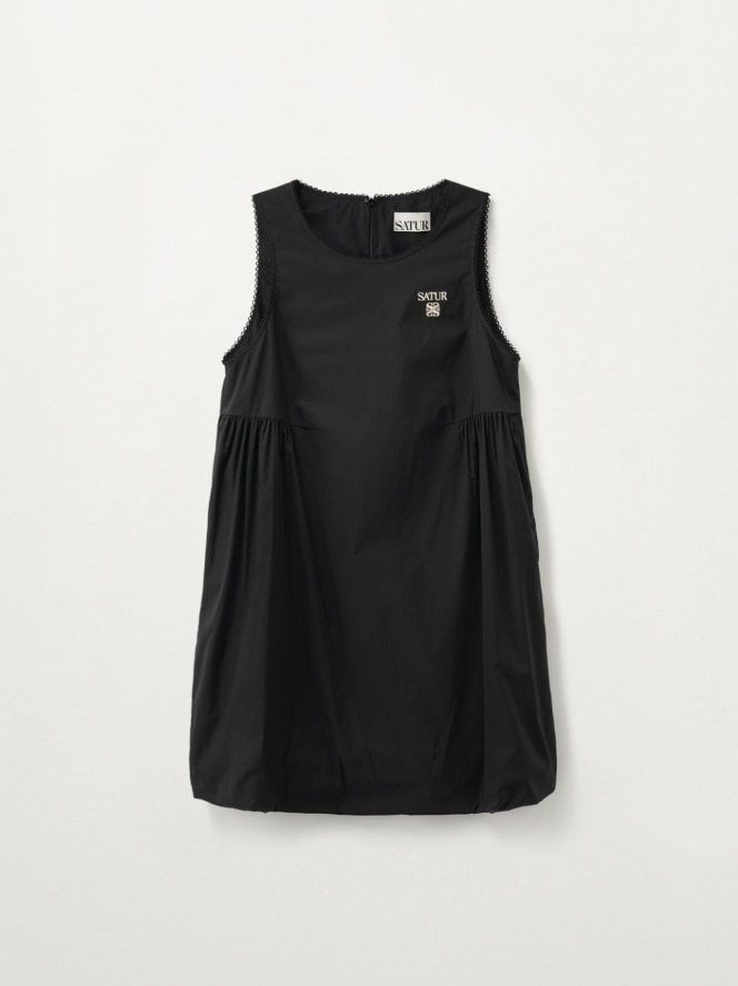 세터 여성 벌룬 슬리브리스 원피스 B1 SA262WOP01 BLK0 SBL0 WHT0