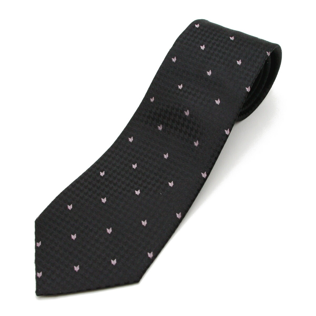 ARMANI COLLEZIONI メンズ ネクタイ ブラック / ピンク 350082 5A326 00020