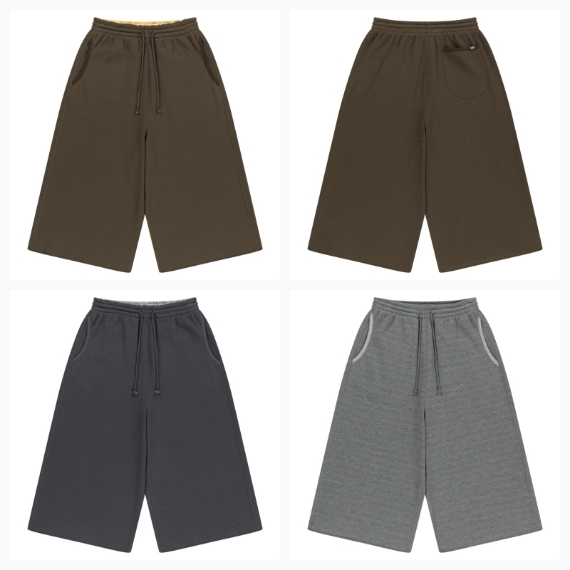 【COYSEIO】26SS 038 WAFFLE CAPRI PANTS : 3COLORS
