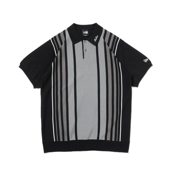 ニューエラ（NEW ERA） ゴルフ 半袖 ニット ポロシャツ Knit Polo ブラック 14109062