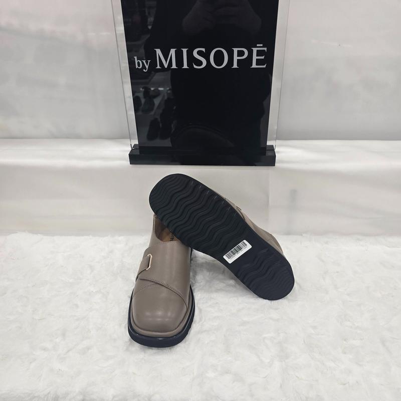 By 女性 三角 バンド ローファー 612HT493FH012 SEPIA 4 JJ