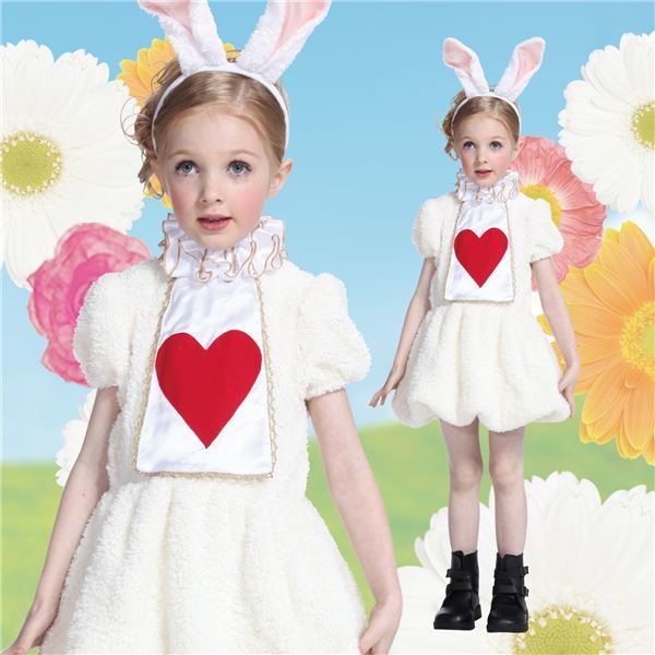 ハロウィンコスプレ キッズワンダーラビットガールキッズ 100 4560320841913 （子供用）