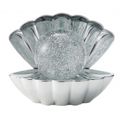 イシグロ ビッグシェルランプ グリッター AC電源アダプターなし シルバー 18166