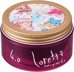 ロレッタ メイクアップワックス 4.0 ヘアワックス ロング セミロング ミディアム パーマ ウェーブ 巻き髪 カールキープ 前髪キープ まとめ髪 アレンジ スタイリング やわらかめ 固まらない