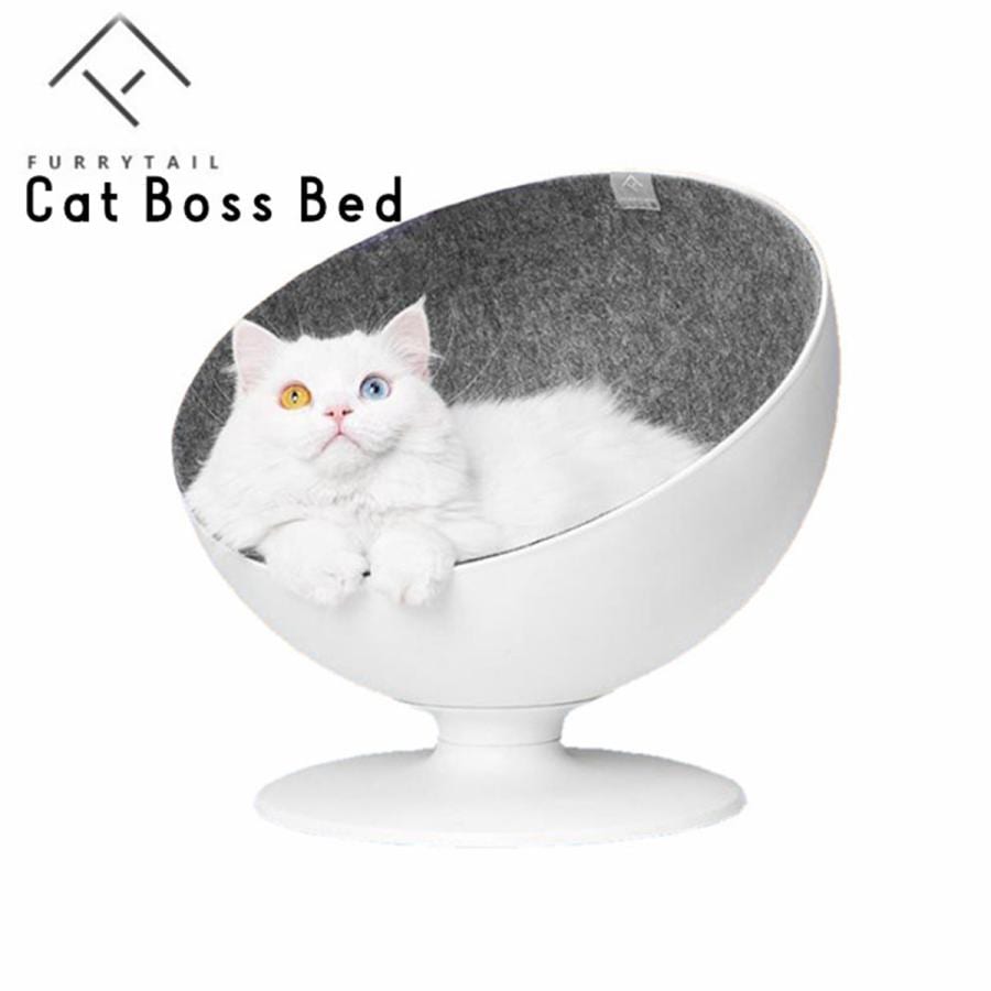 新作登場 最安値!Furrytail 猫ハウス 猫ベッド 猫 キャット ベッド ハウス ドーム型 半球型 ハーフ 360回転 おしゃれ カッコいい 快適 安定感 Panni