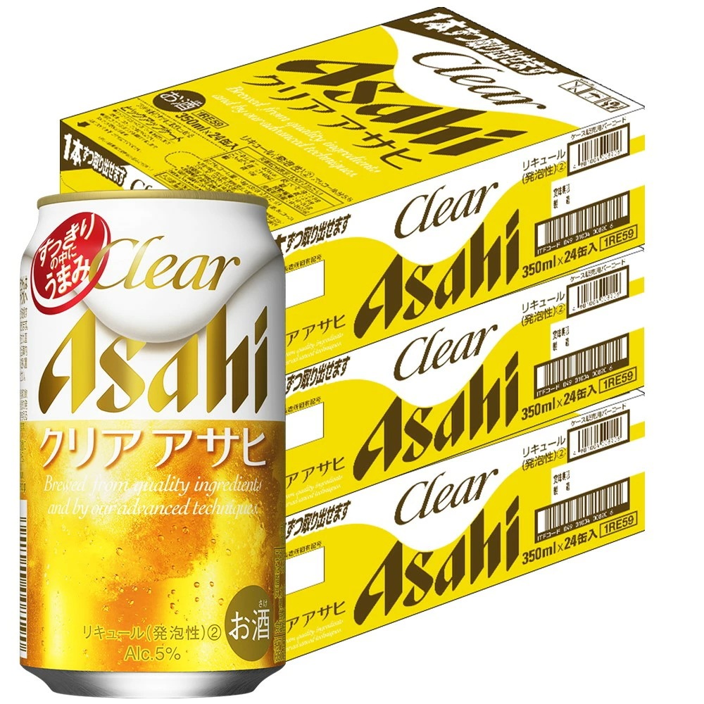 【4ケース価格】【送料無料】アサヒ クリアアサヒ 350ml4ケース YTR 11,310円