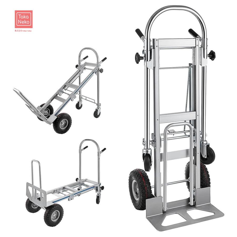 台車 折りたたみ台車 運搬車 手押し台車 静音台車 軽量 500KG高耐荷重 台車コンパクト すハンドカート 衝突防止 業務用 家庭用