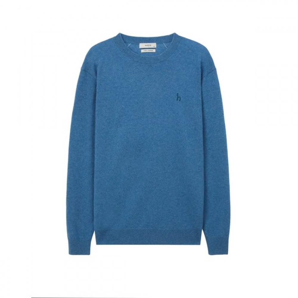 (ヘッジズ) 24FW ブルーカシミアクルーネックニット HZSW4D467B3