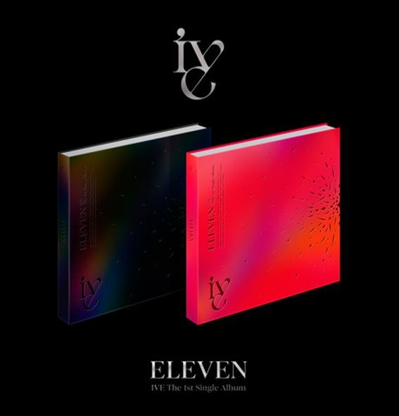 [2種選択] IVE - ELEVEN 1ST シングルアルバム / (Red Ver. , Black Ver.)