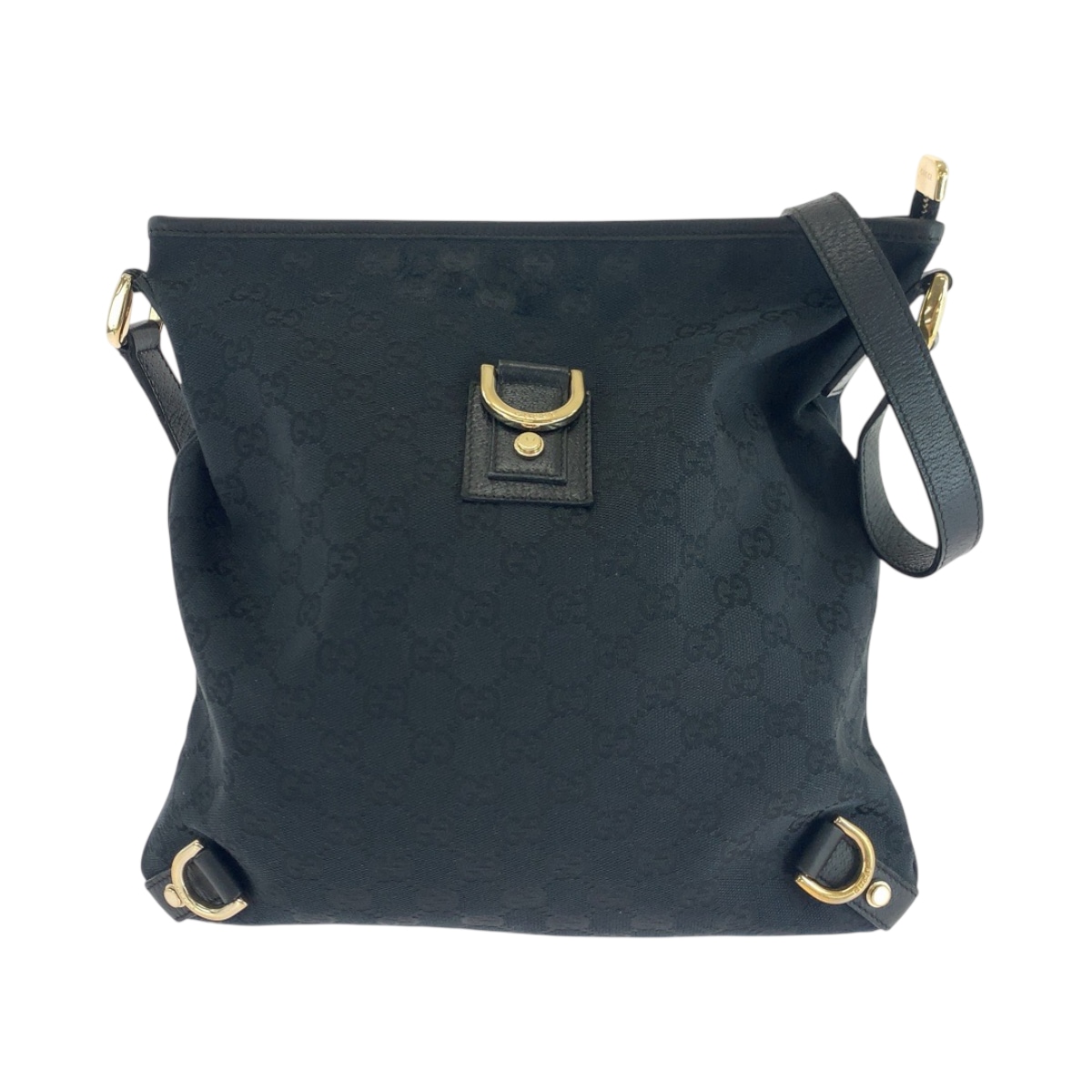 アビー ブラック 黒 ゴールド金具 GGキャンバス 131326 ショルダーバッグ 斜め掛け レディース 503057