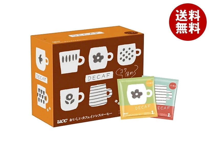 UCC おいしいカフェインレスコーヒー ワンドリップコーヒー コク深め (7g×50P)×6箱入