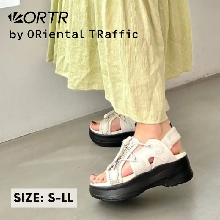 メッシュバックストラップスポーツサンダル/OT3213