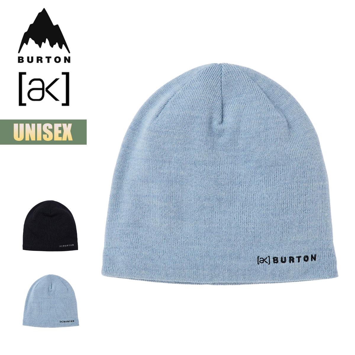 ビーニー ニット帽 24-25 [ak] テックビーニー W25JP-238621 [ak] Tech Beanie 2.0 帽子 メンズ レディース 刺繍ロゴ シンプル 2024-2025 正規品スノーボード用品