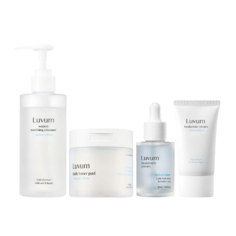 [水分ルーチンセット1]トナーパッド60枚+ジェルクレンザー+セラム+クリーム