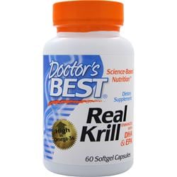 DOCTOR S BEST社　リアル クリル - DHA & EPA入り 60ソフトジェルカプセル