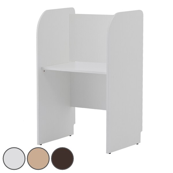 デスク PCブースデスク 基本 幅73.6cm 背板付き 個別ブース オフィスデスク 個別塾 机 法人限定