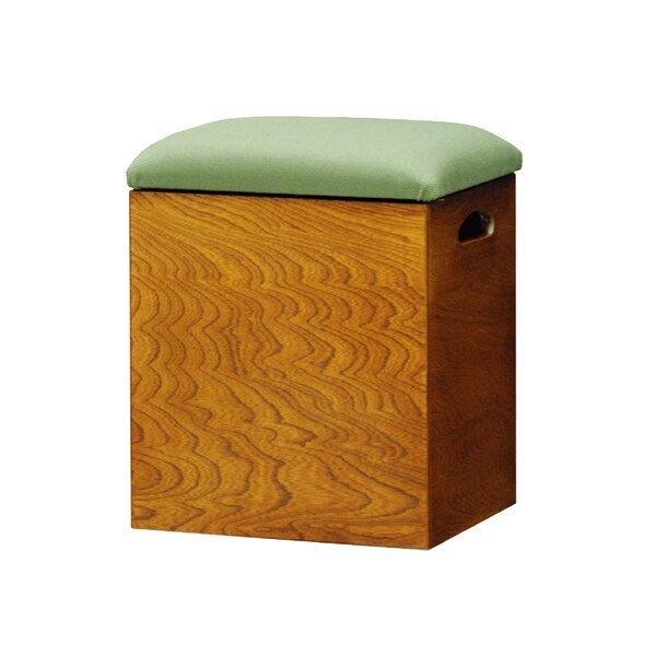 箱椅子 スツール 収納付 あおい 日本製 座面高34.5cm