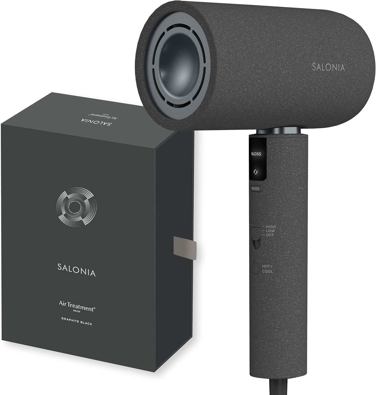 ドライヤー エアトリートメントドライヤー 大風量 速乾 軽量 ヘアドライヤー グラファイトブラック