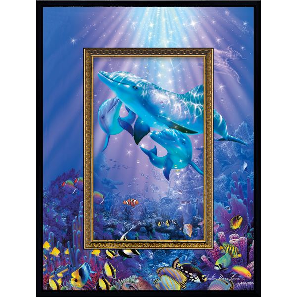 ユーパワー クリスチャン/リース/ラッセン ビッグアート Sサイズ 「ラ メール ドゥ クリスタル ヌメロ アン」