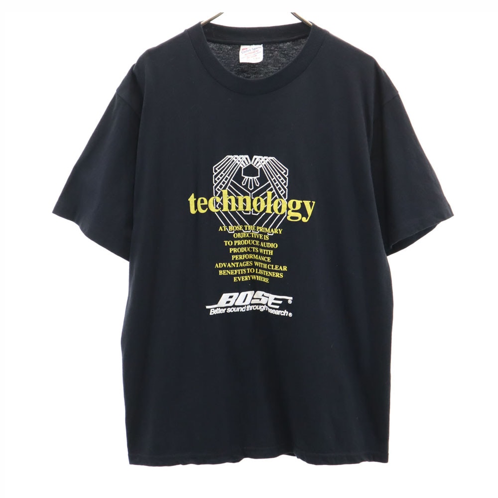 ユナイテッドスポーツ 90s USA製 オールド BOSE 半袖 Tシャツ L ブラック United Sports メンズ 4,698円