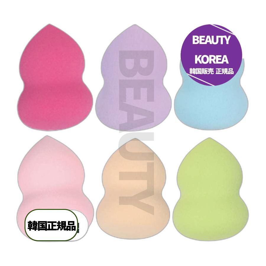 パフ雪だるま化粧パフ カラーランダム 24個入り