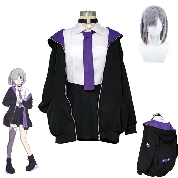 バーチャルYouTuber Vtuber 花芽すみれ 衣装＋靴下 コスプレ かがすみれ コスプレ衣装 ぶいすぽっ! 0.2秒の物語 衣装