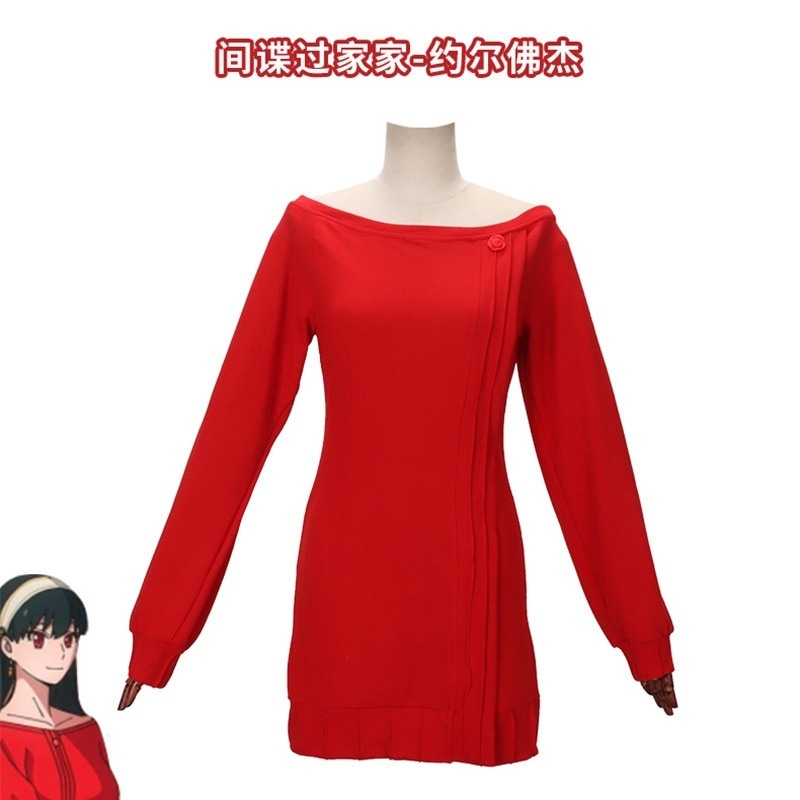 スパイ プレイ ハウス コス スーツ ジョエル フォルジャー デイリー レッド セーター ブレア レディ フォルガー コスプレ スーツ