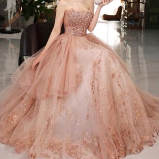 パーティードレス　フォーマルドレス　ビスチェ　美品　発表会　ロングドレス　ドレス　二次会　結婚式